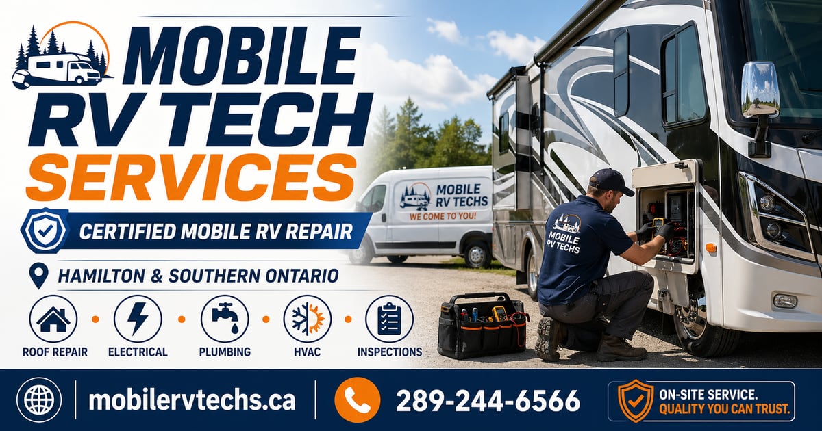 Mobile RV Tech Services | Certified Mobile RV Repair in Hamilton, Ontario