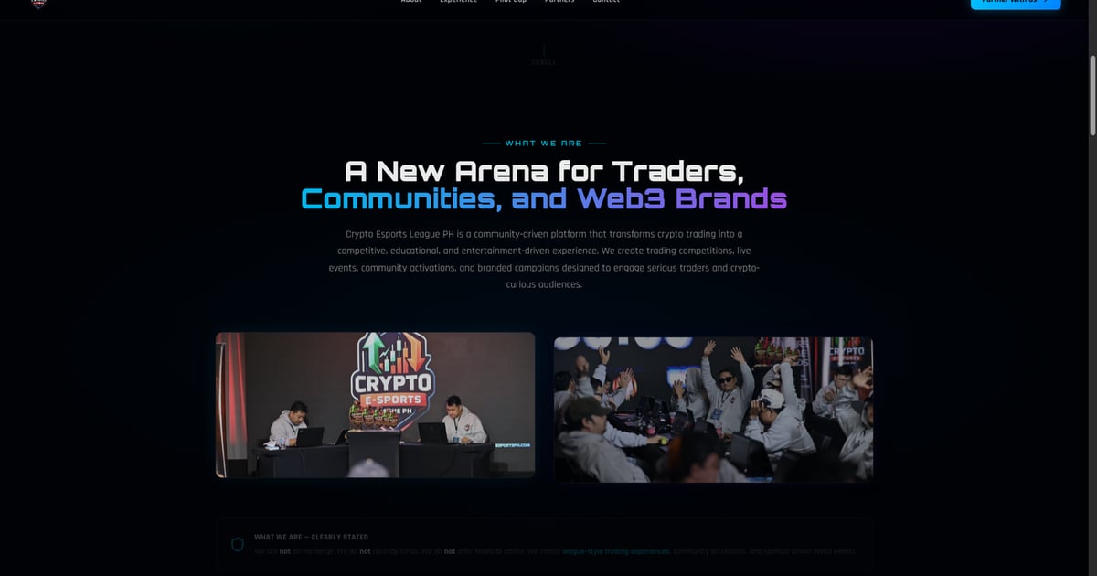 Crypto Esports League PH — Where Traders Become Legends