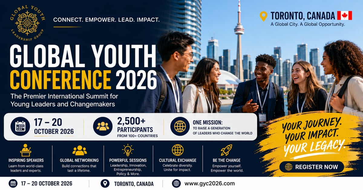 Global Youth Conference 2026 | Toronto, Canada | Oct 17–20
