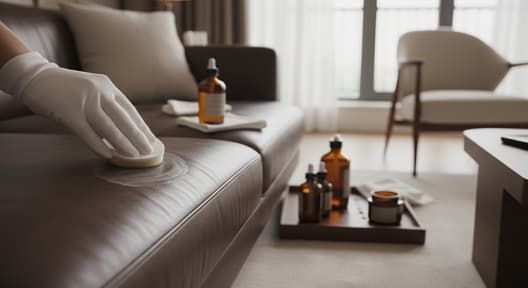leather sofa care and crack prevention tips for Delhi weather