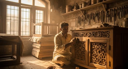 wooden furniture restoration polishing and repair in Delhi