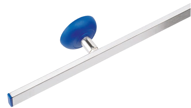 Bară euro-rail din inox AISI 304 pentru montarea accesoriilor medicale