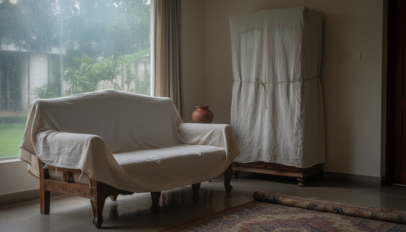 monsoon furniture protection tips for humidity damage in Delhi