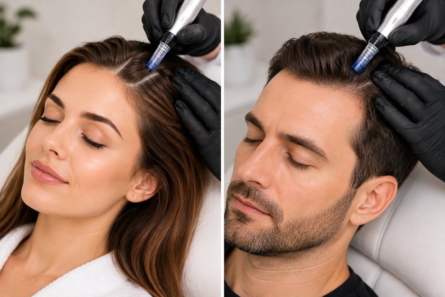 Scalp PRP (Platelet-Rich Plasma Hair Restoration) treatment at Anahiz Aesthetics MedSpa, Clermont FL