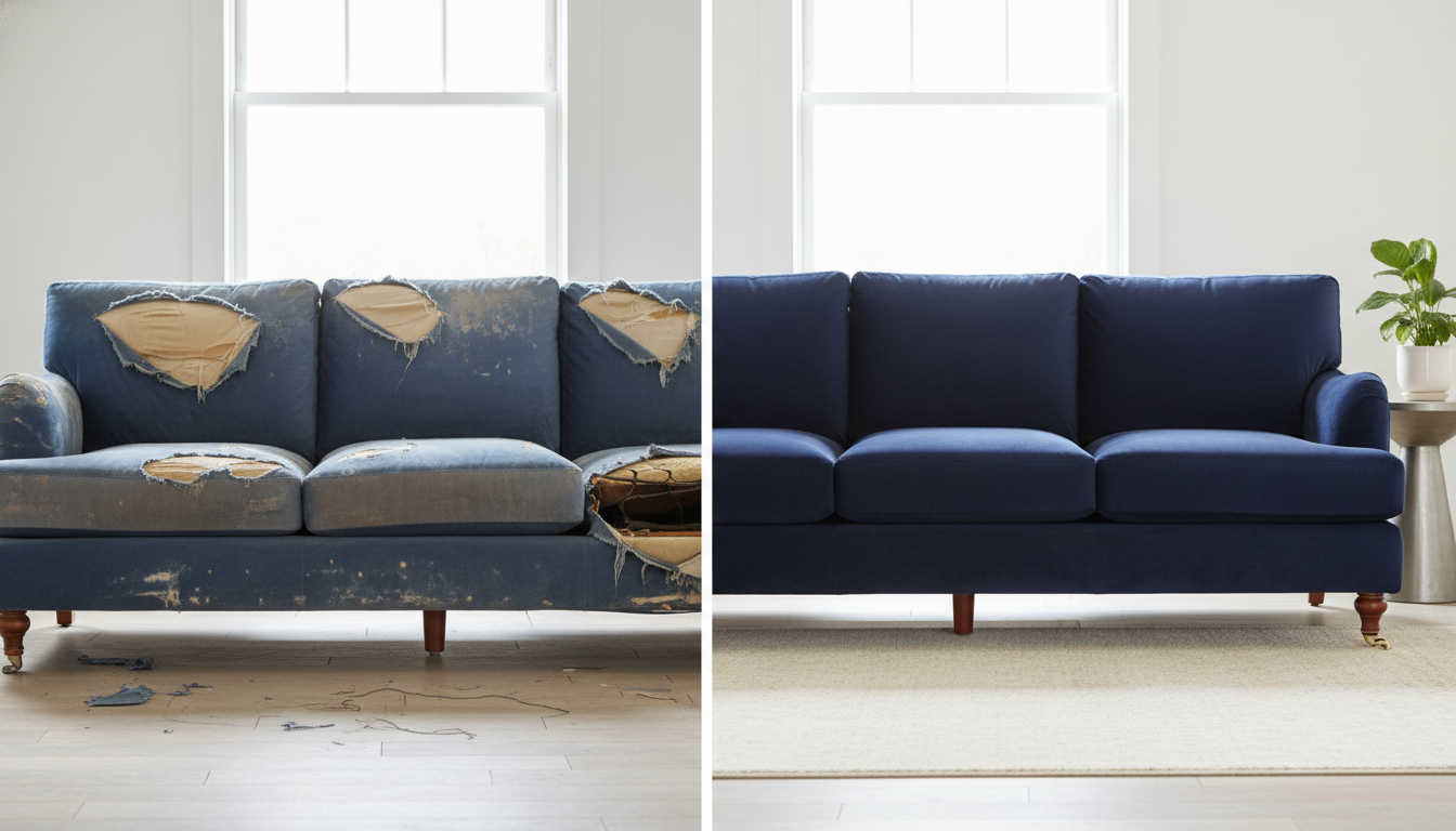 furniture repair vs buying new comparison in Delhi NCR