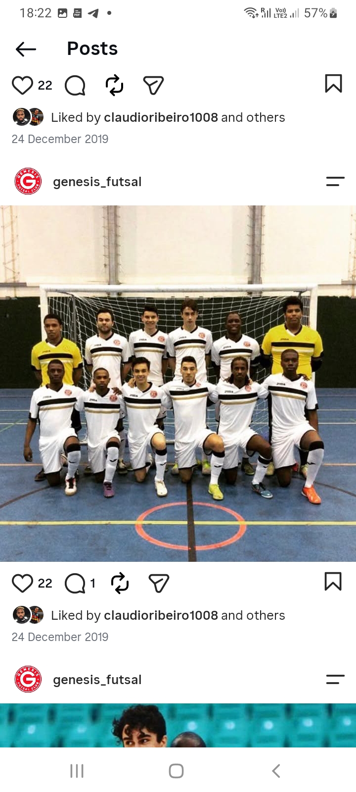 Full squad on match day