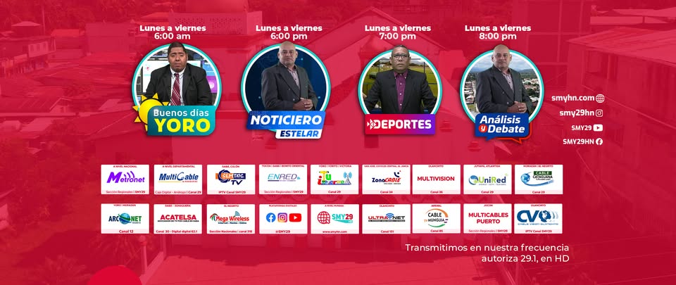Programación SMY Canal 29