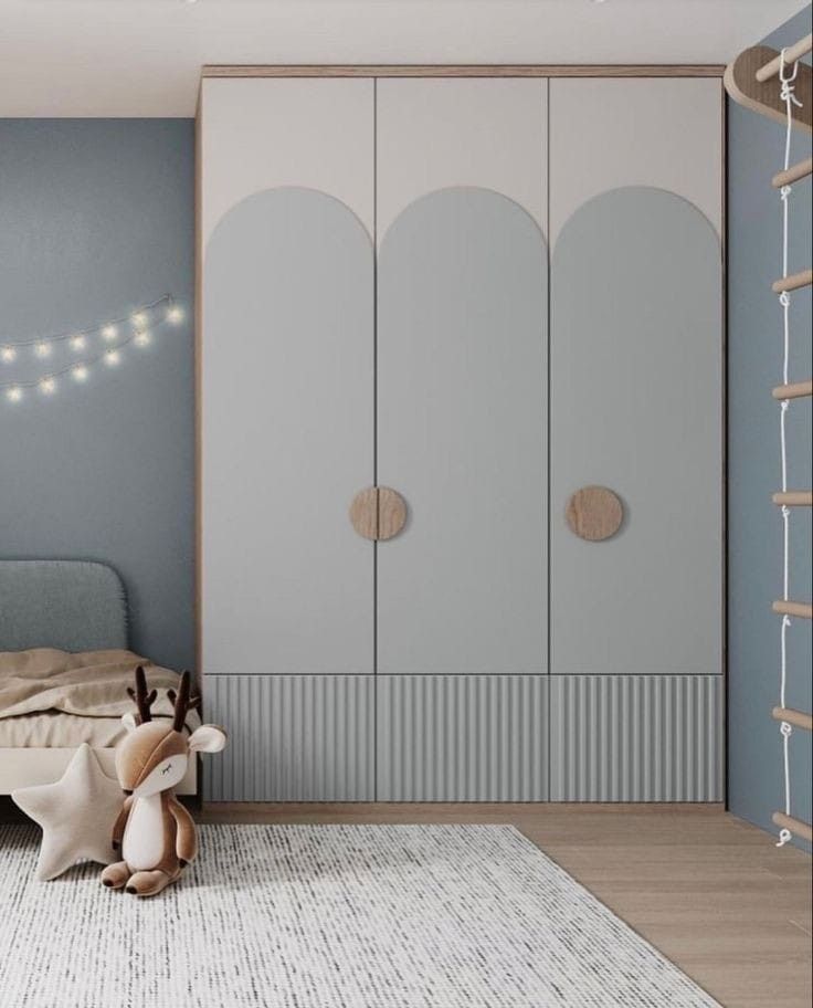 PU Shutters Wardrobe design 2