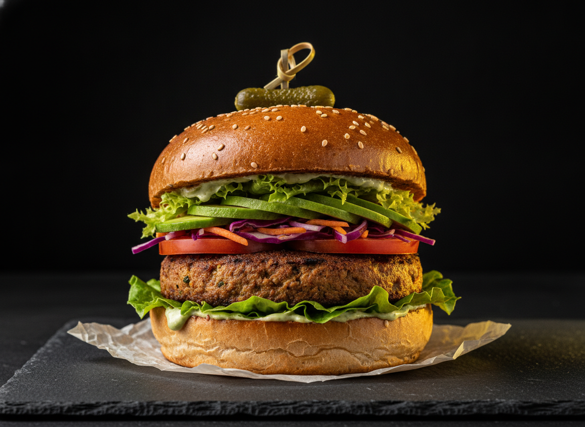 Burger Premium Veganburg Franchise Restaurant