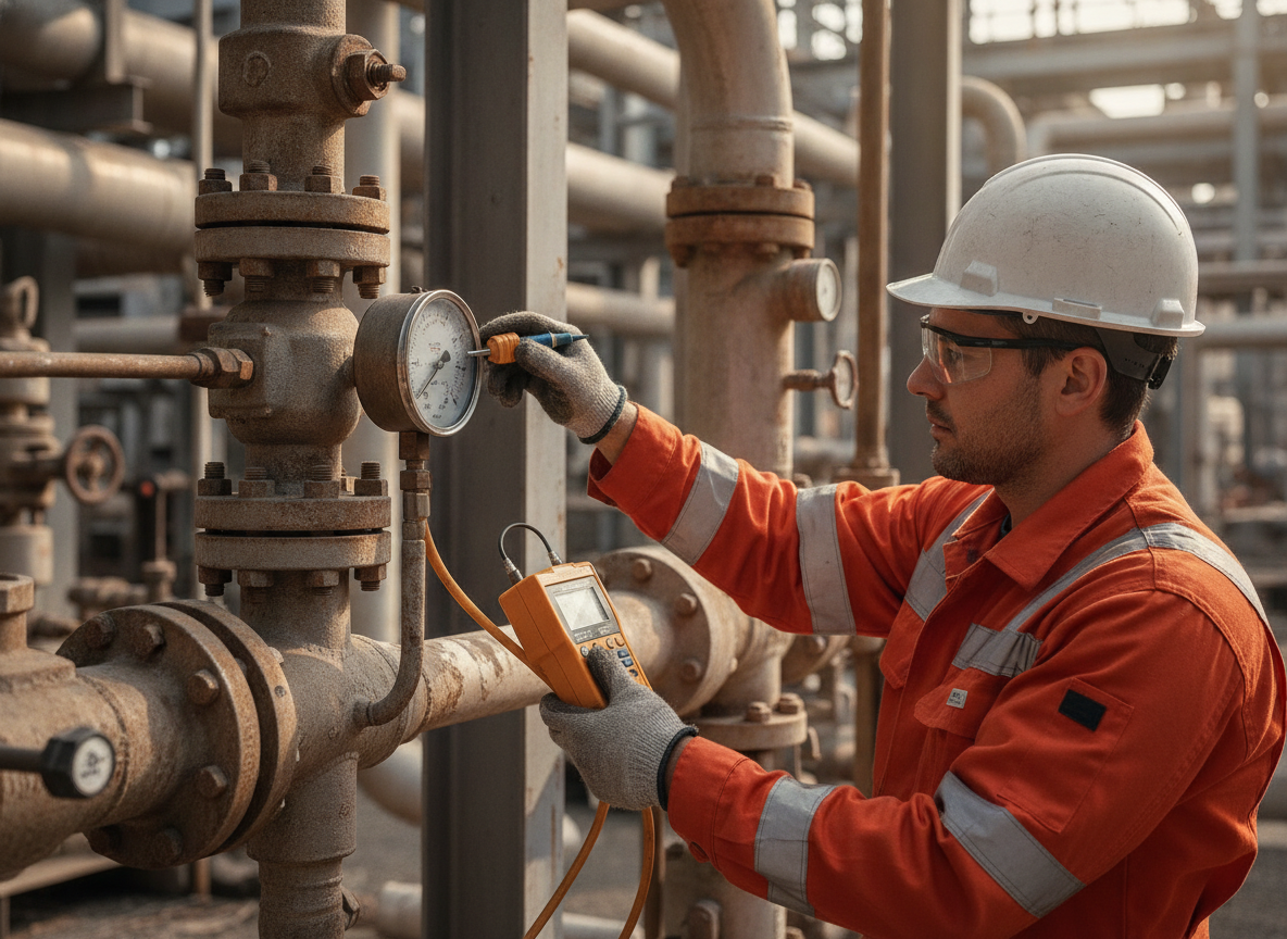 Teknisi valve instrumentasi PT Batavia Petro Energi
