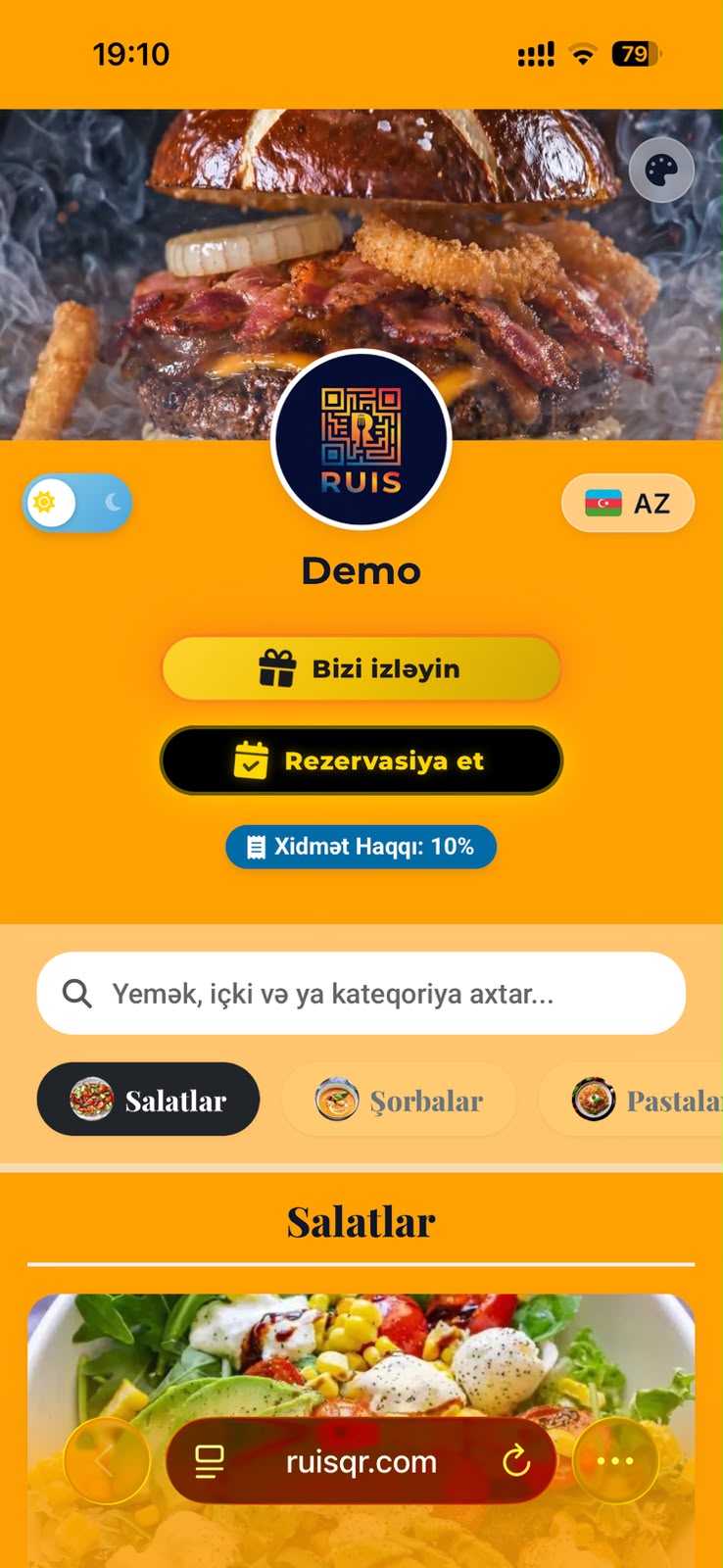 RUIS QR — Canlı Demo