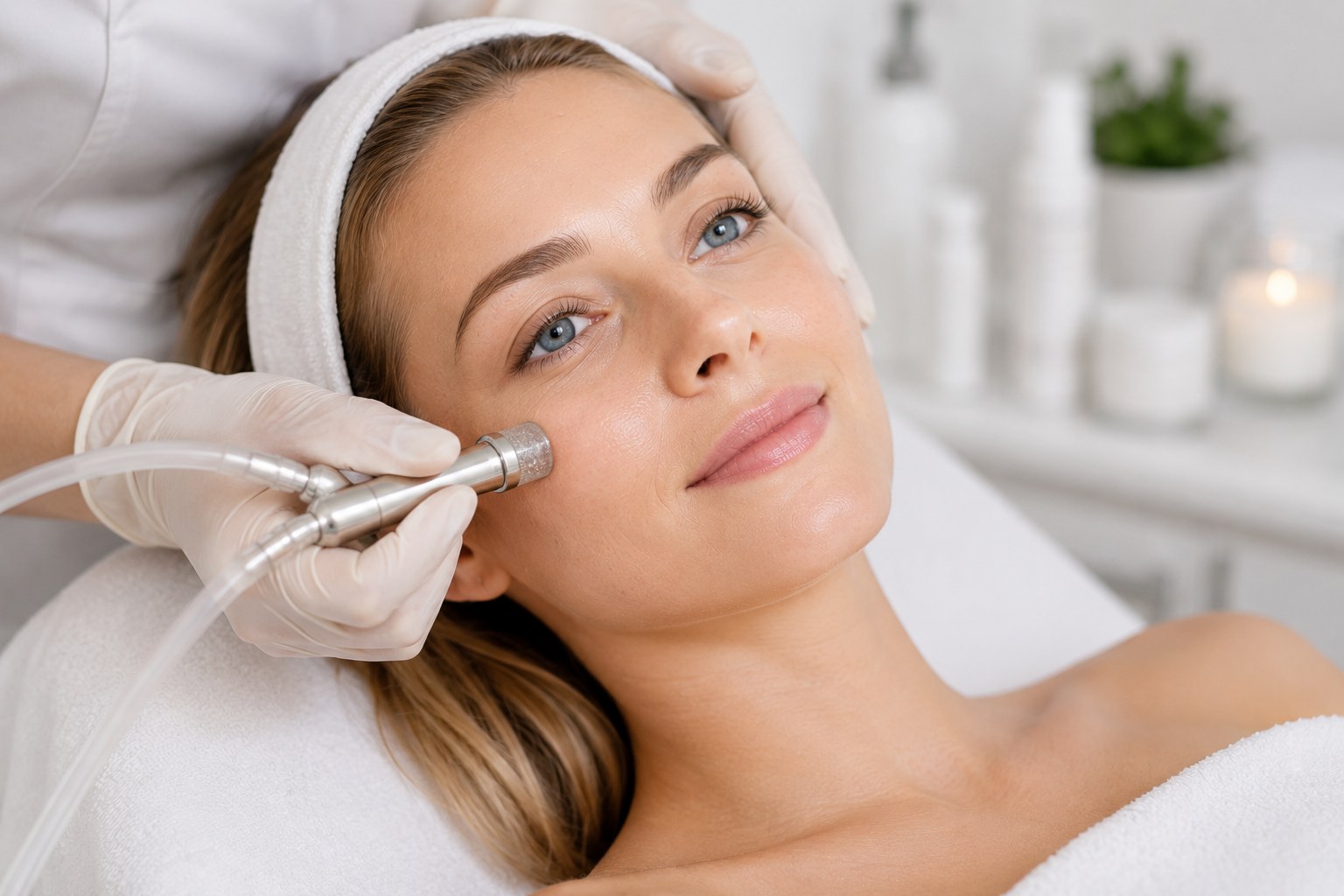 Microdermabrasion treatment at Anahiz Aesthetics MedSpa, Clermont FL