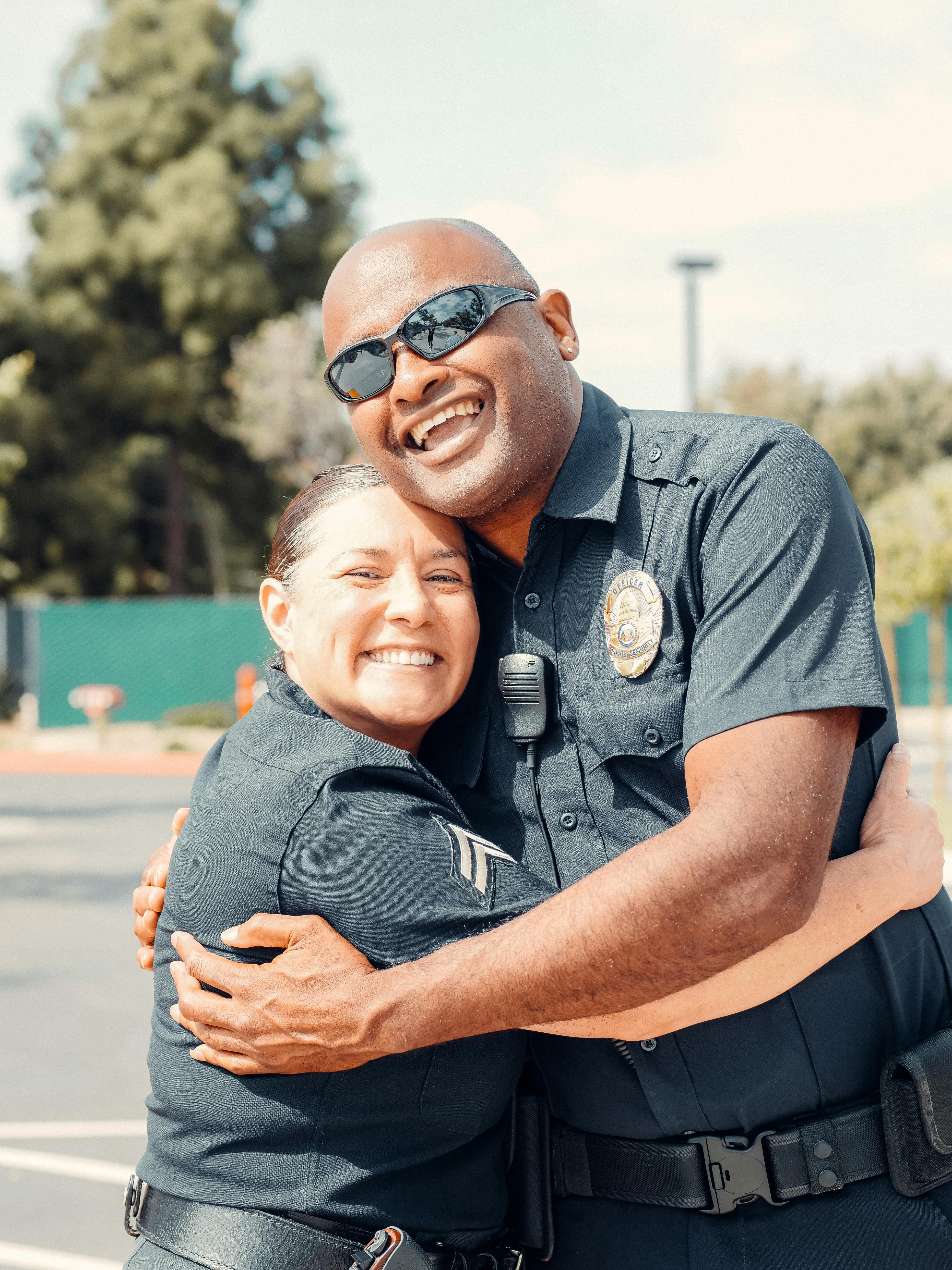 Community members embracing