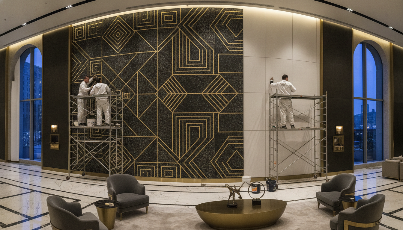 Architectural wallcovering