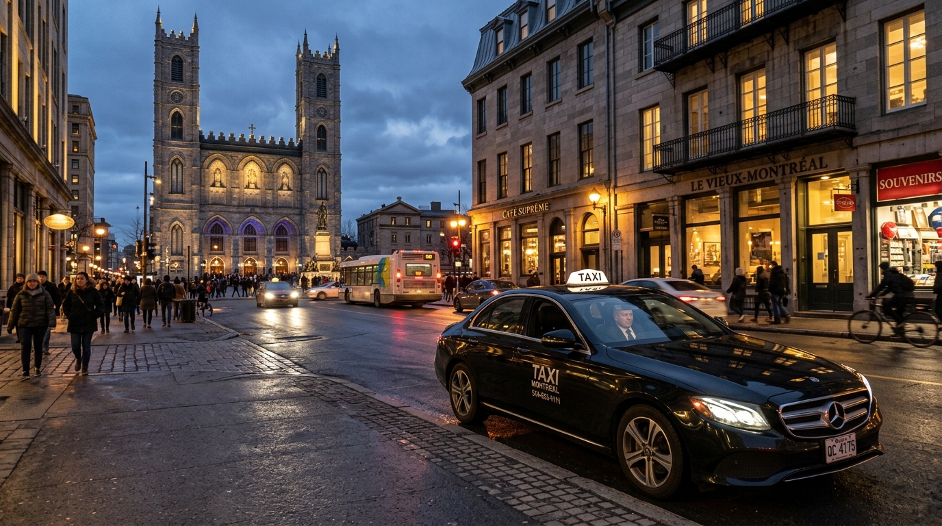 Ali Taxi Québec — Taxi & Transferts Aéroport YUL 24/7