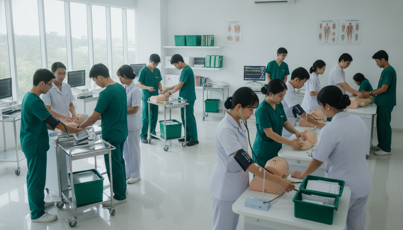 Mahasiswa pelatihan kesehatan Dewatogel x Lexinstitute Jakarta