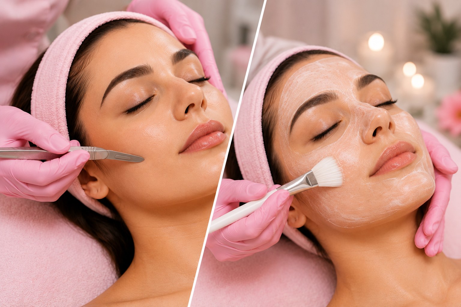 Facial + Dermaplaning treatment at Anahiz Aesthetics MedSpa, Clermont FL
