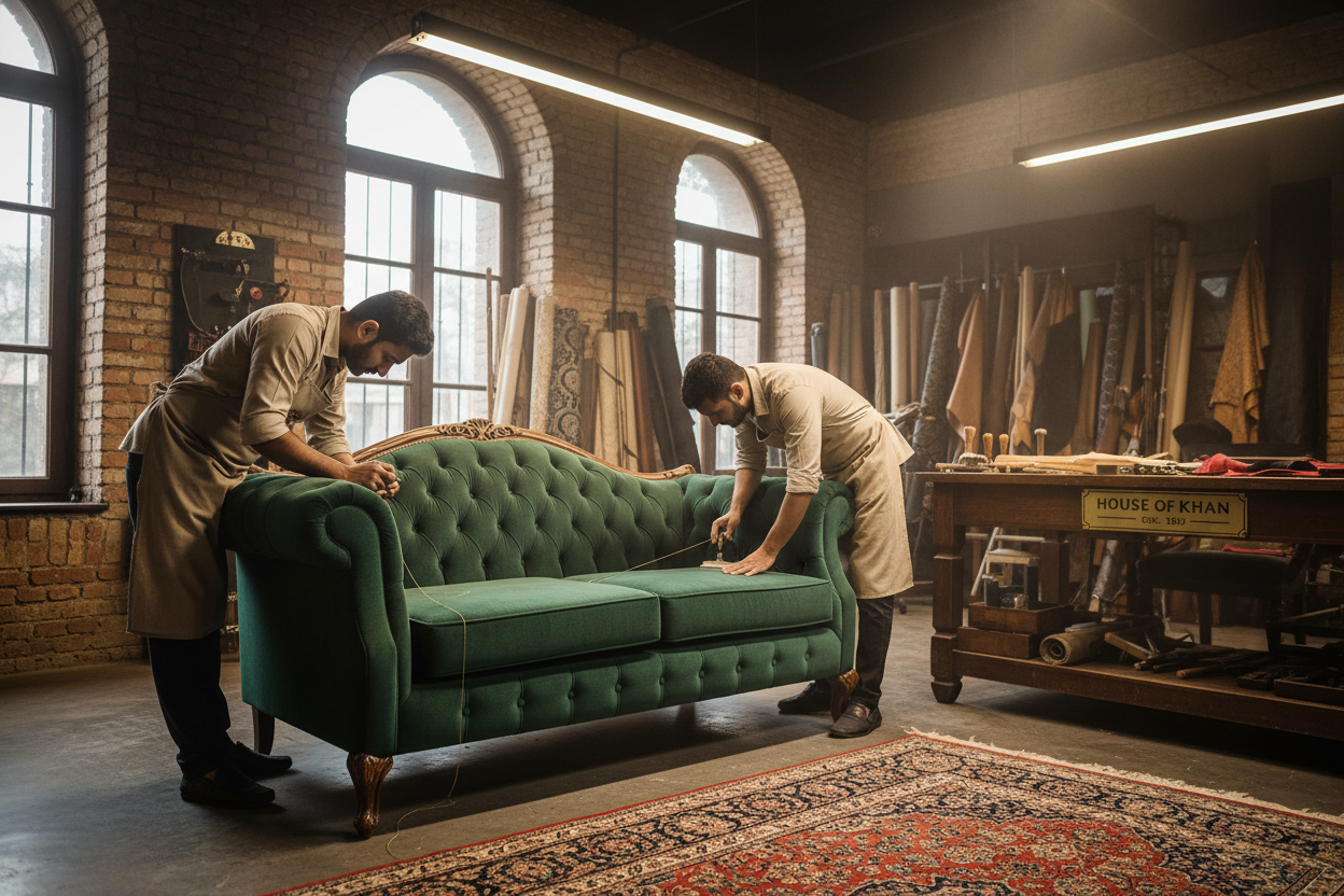 luxury imported furniture repair restoration Delhi NCR premium service