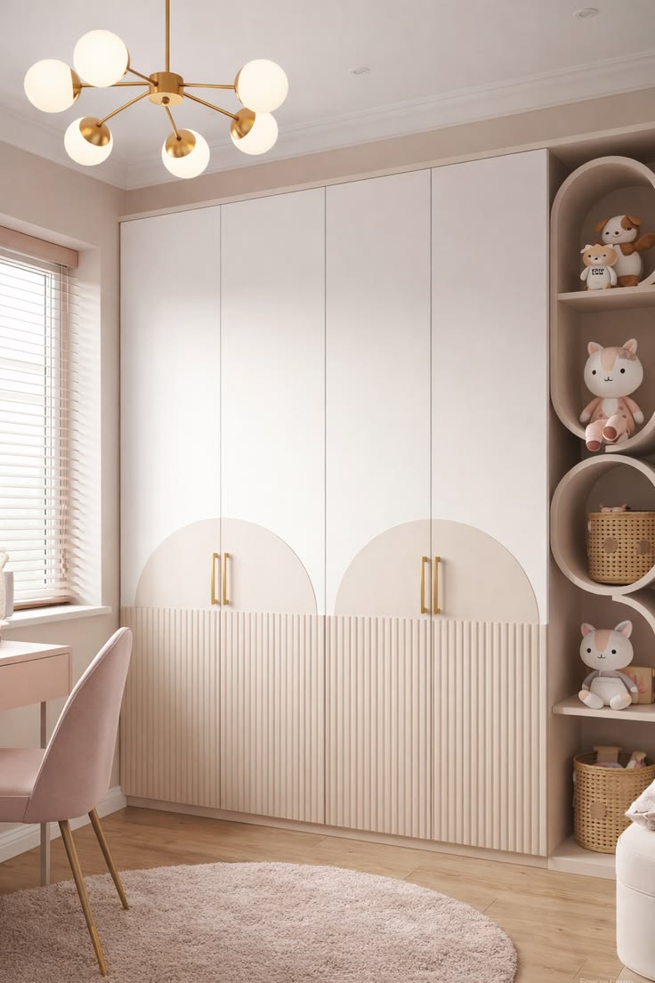 PU Shutters Wardrobe