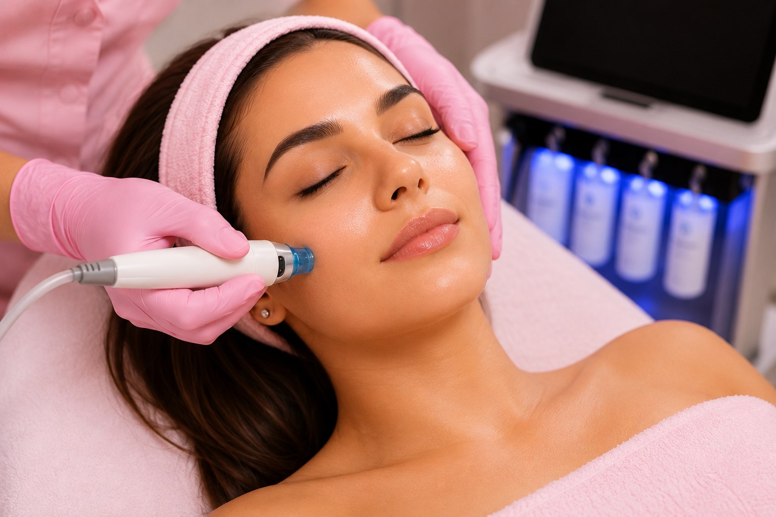 Hydrafacial treatment at Anahiz Aesthetics MedSpa, Clermont FL