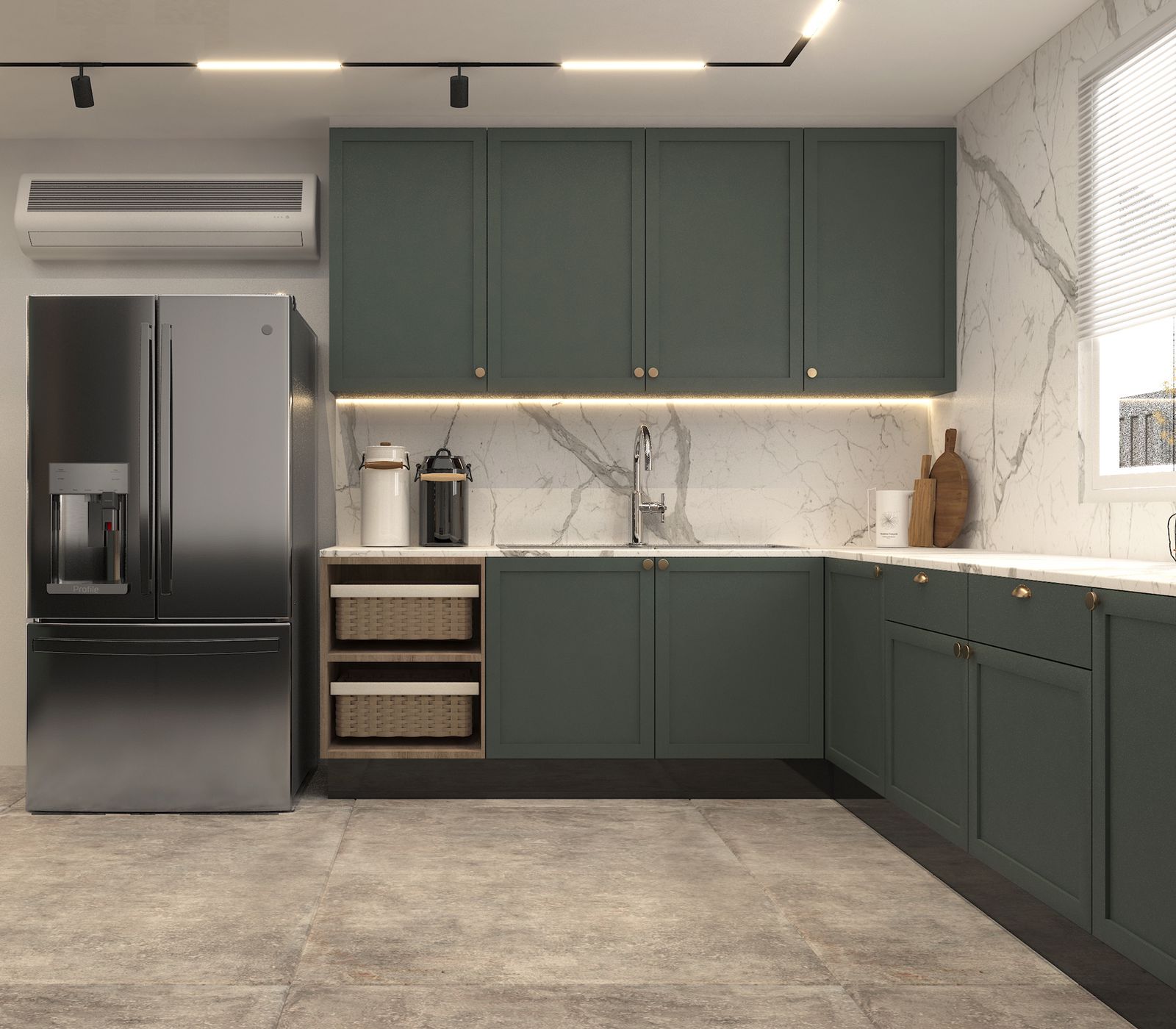 PU Shutters Kitchen