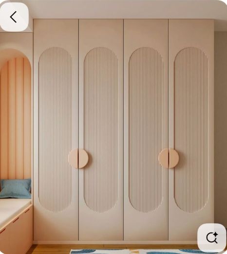 PU Shutters Wardrobe design 4