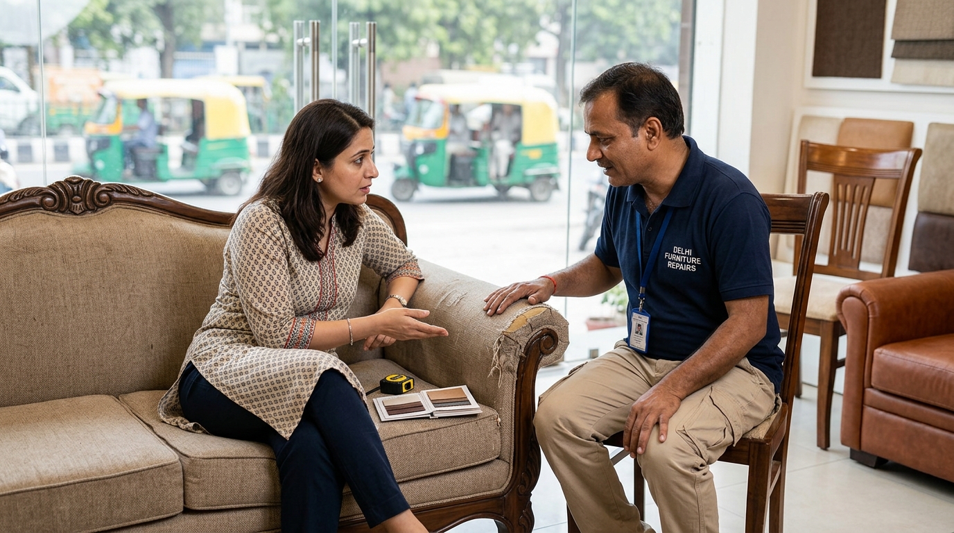 how to choose best furniture repair service in Delhi NCR