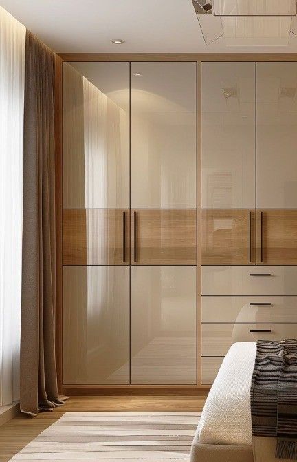 PU Shutters Wardrobe